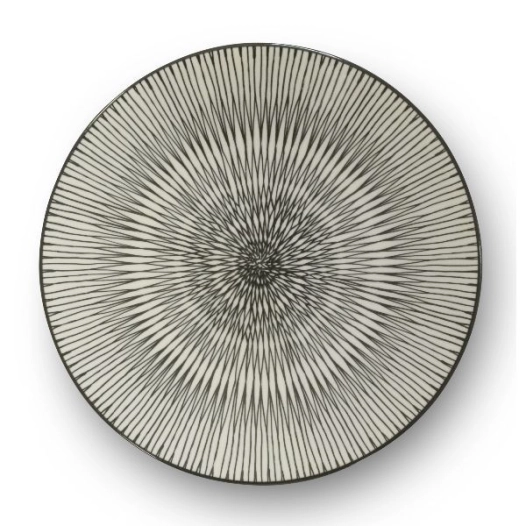 6 assiette à dessert 20 cm - hypnose - medard de noblat