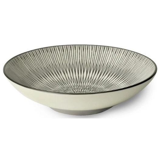 6 assiette creuse à salade & pâtes 19 cm - hypnose - medard de noblat