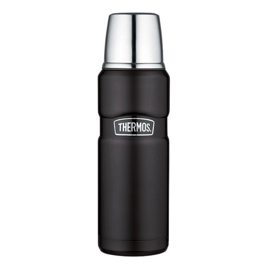 king bouteille isotherme 470 ml noir mat - thermos