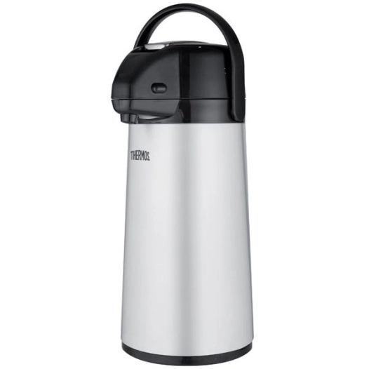 pichet pompe 2.2 l en inox - thermos