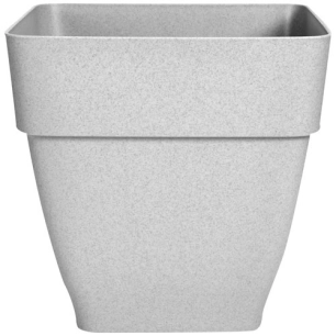 pot vibia campana carré 37cm living ciment - elho