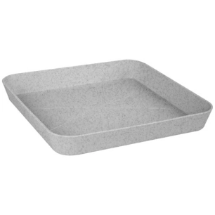 soucoupe loft carrée 22cm living ciment - elho