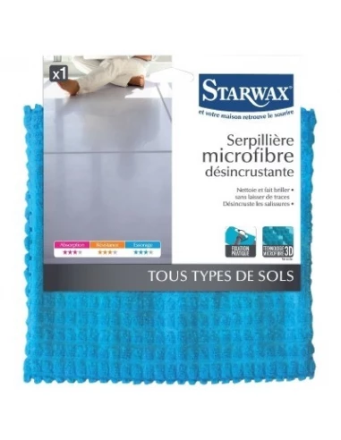 Serpillière microfibre désincrustante 70 x 50