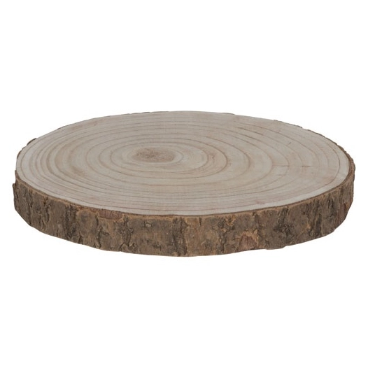 planche de présentation 28 cm - tronc d'arbre - cosy & trendy