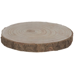 planche de présentation 28 cm - tronc d'arbre - cosy & trendy