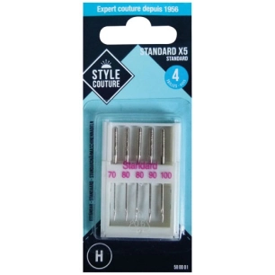 aiguilles machine standard x5 - style couture