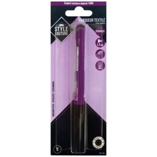 marqueur pour textile noir - style couture