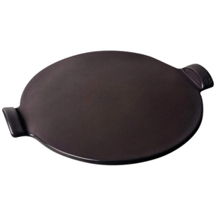 pierre à pizza 36.5 cm fusain - pizza stone - emile henry