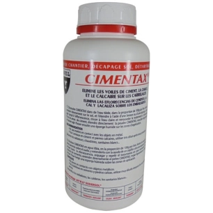 nettoyant décapant carrelage fin de chantier cimentax 500g - sodersol
