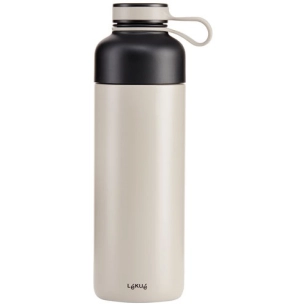bouteille isotherme 0.5 l grise - bottle to go - lekue