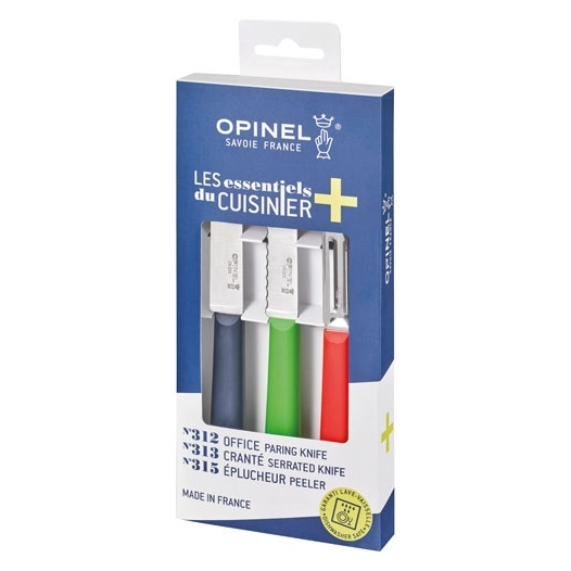 coffret trio les essentiels + - opinel