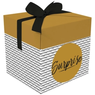 boite cadeau popup surprise 20x20x20cm - papeterie du poitou