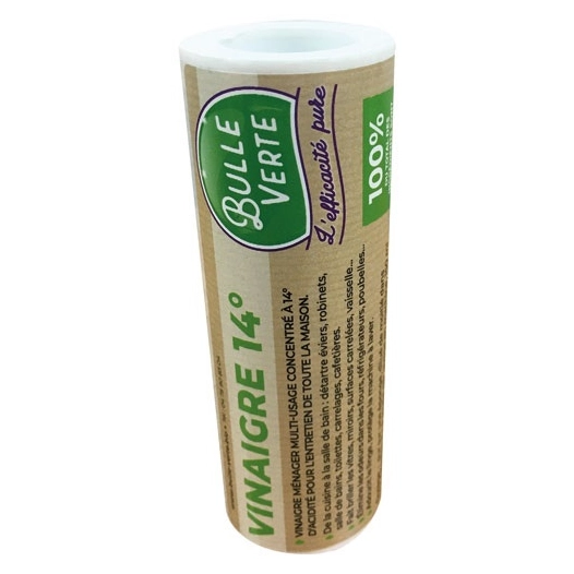 etiquette vrac x50 vinaigre 14° - bulle verte