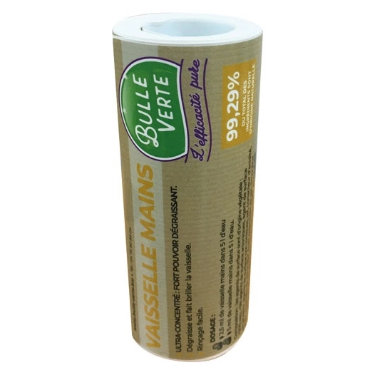 etiquette vrac x50 vaisselle main - bulle verte