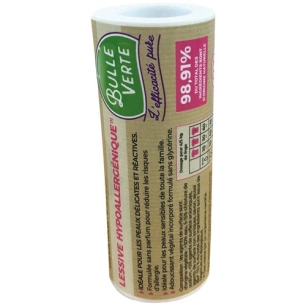 etiquette vrac x50 lessive hypoallergénique - bulle verte