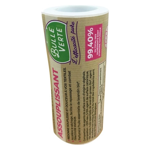 etiquette vrac x50 assouplissant - bulle verte