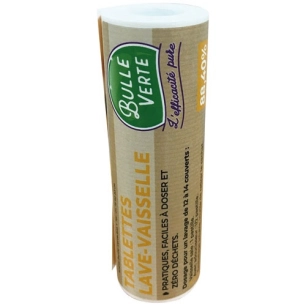 etiquette vrac x50 tablettes lave vaisselle - bulle verte