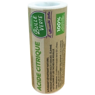 etiquette vrac x50 acide citrique - bulle verte