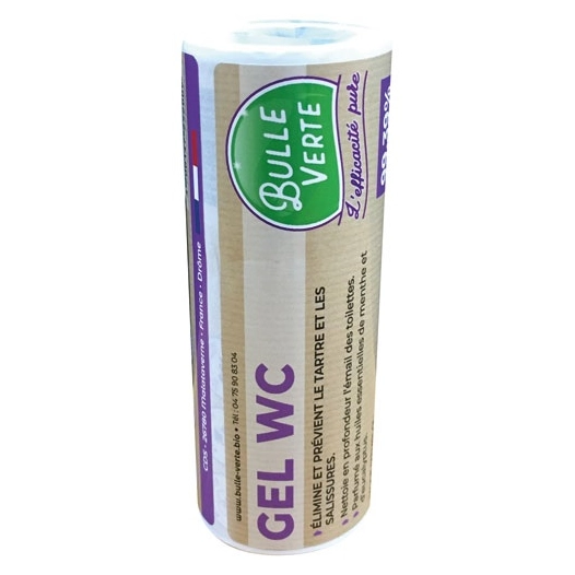 etiquette vrac x50 gel wc - bulle verte