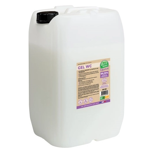 gel wc 99,39% origine naturelle 20kg - bulle verte