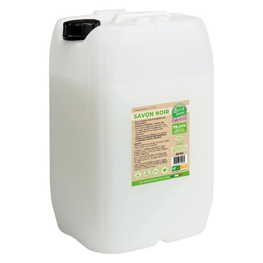 savon noir huile d olive et lin 20kg - bulle verte