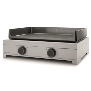plancha électrique 2 zones - modern inox 60 - moderne60i - forge adour