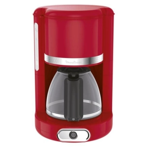 cafetière filtre 10-15 tasses rouge - soleil - fg381510 - moulinex