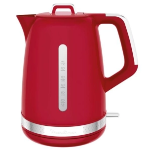 bouilloire 1.7 l rouge - soleil - by320510 - moulinex