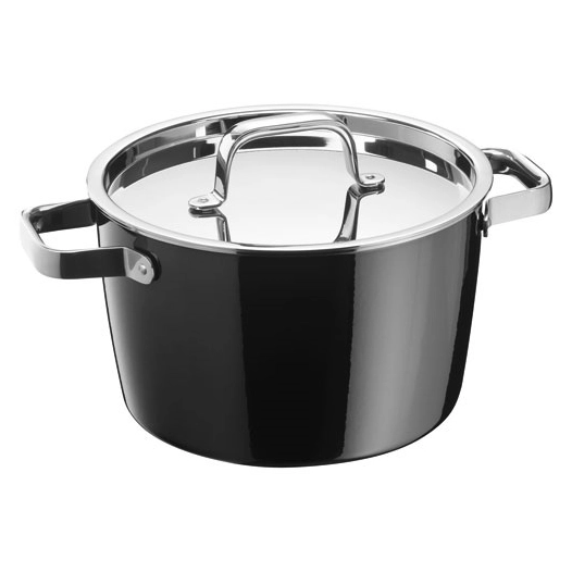 faitout haut 22 cm noir - fusiontec aromatic - wmf