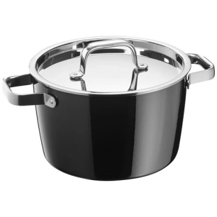 faitout haut 22 cm noir - fusiontec aromatic - wmf