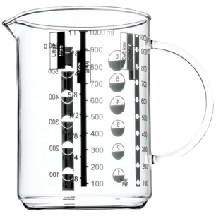 verre mesureur 1l - gourmet - wmf