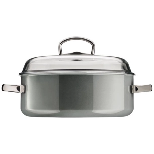 cocotte 28 cm 6l platinium - fusiontec mineral - wmf