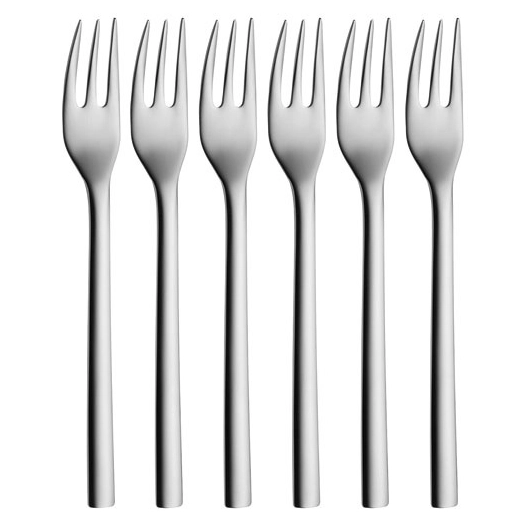 set 6 fourchettes à gâteau - nuova - wmf