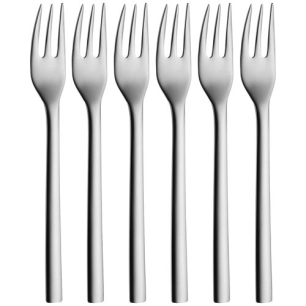set 6 fourchettes à gâteau - nuova - wmf