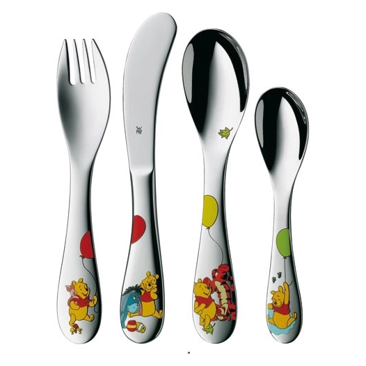 couverts enfant 4 pièces - winnie l'ourson - wmf