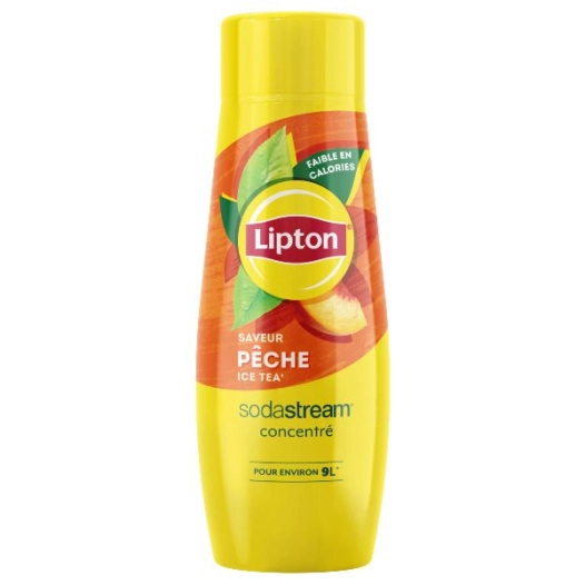 concentré 440 ml - lipton ice tea pêche - sodastream