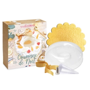 couronne de noël - scrapcooking