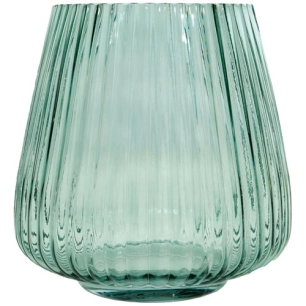 vase 17.7cm vert - point virgule