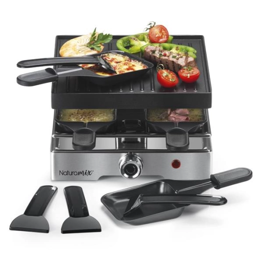 raclette / gril 4 personnes - rac.indus-4 - naturamix