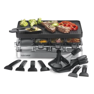 raclette / gril / crêpes 8 personnes - rac.indus-8 - naturamix