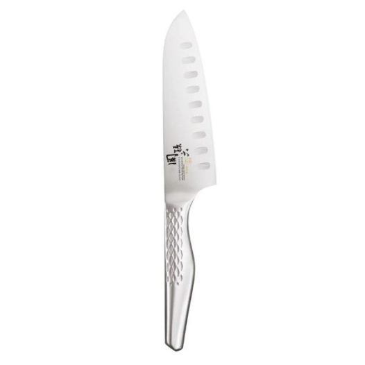 couteau santoku alvéolé 16.5 cm - shoso - kai