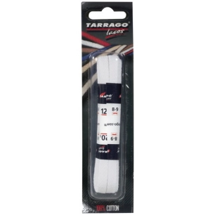 lacet tarrago plat blanc 180cm - tarrago