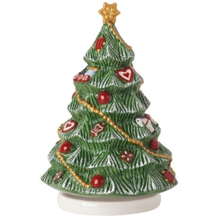 nostalgic melody*arbre noel tourant 11x11cm*n - villeroy et boch