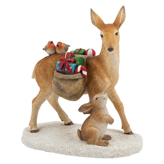 figurine cerf & cadeaux - winter collage - villeroy et boch
