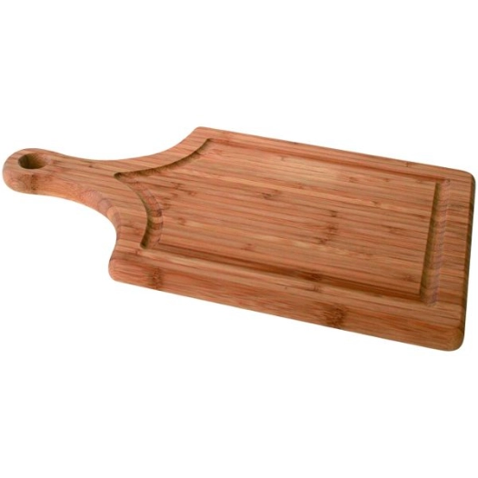 planche à découper en bambou 35 x 30 x 1,8 cm avec manche - cosy & trendy