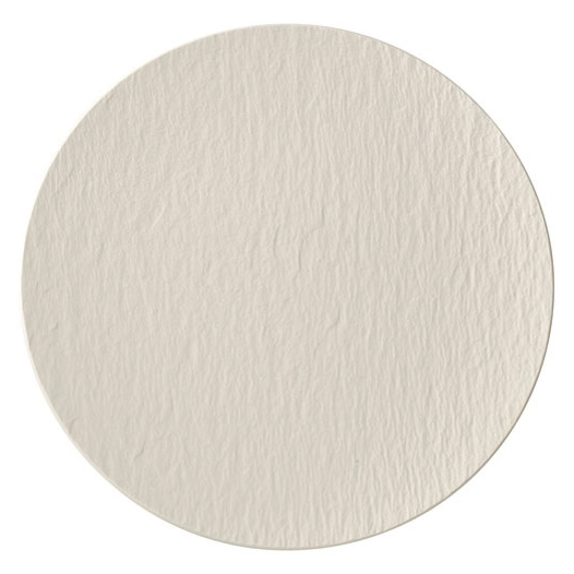 6 assiette coupe universelle 25 cm blanche - manufacture rock - villeroy et boch