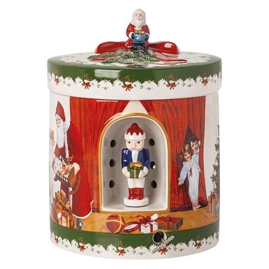 christmas toys*boite ronde pere noel cadeaux*n - villeroy et boch