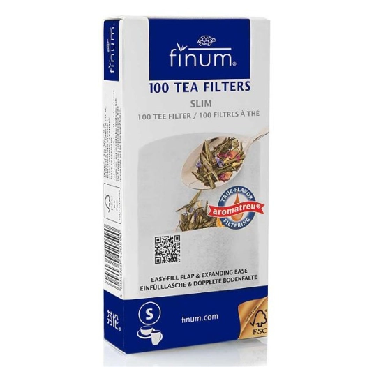 lot 100 filtres à thé s - finum