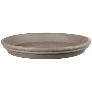 soucoupe grafite imperméable 15cm gris - deroma