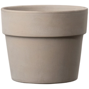 cache-pot perfetto grafite 13cm gris - deroma